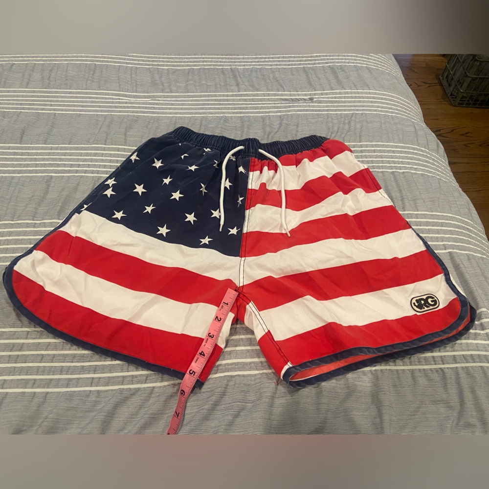 Rowdy Gentlemen U.S.A. swim trunks. Size small.